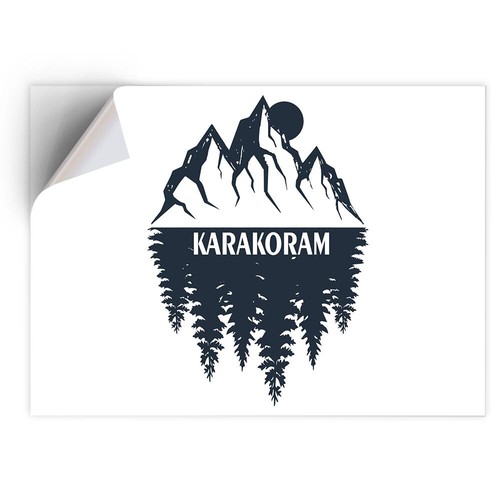 Vinyl sticker karakoram - vinyl,