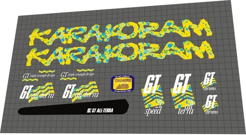 1989 karakoram decal set - 1989,
